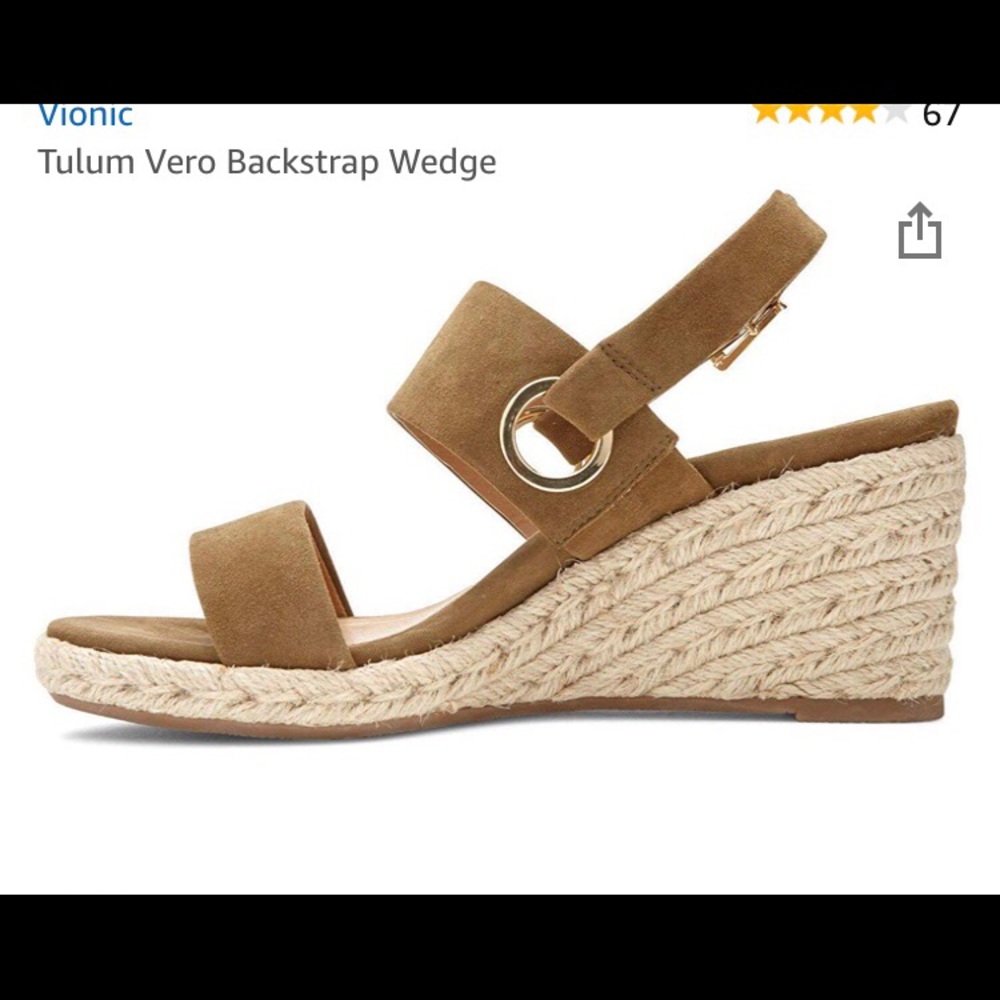Vionic women’s wedge sandals